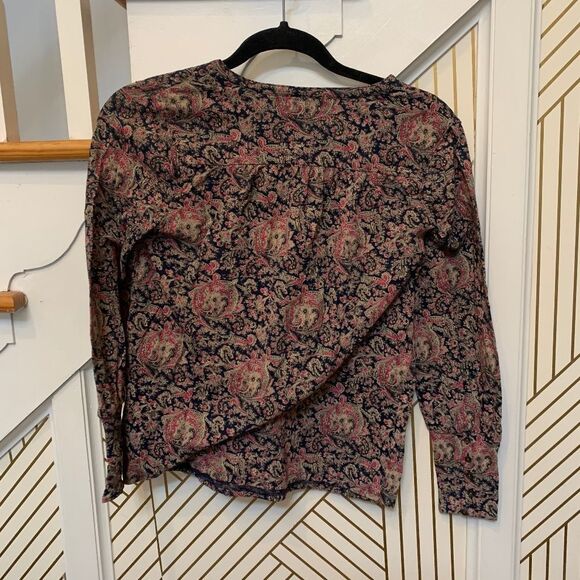 Lucky Brand Boho Print Top - Picture 4 of 4